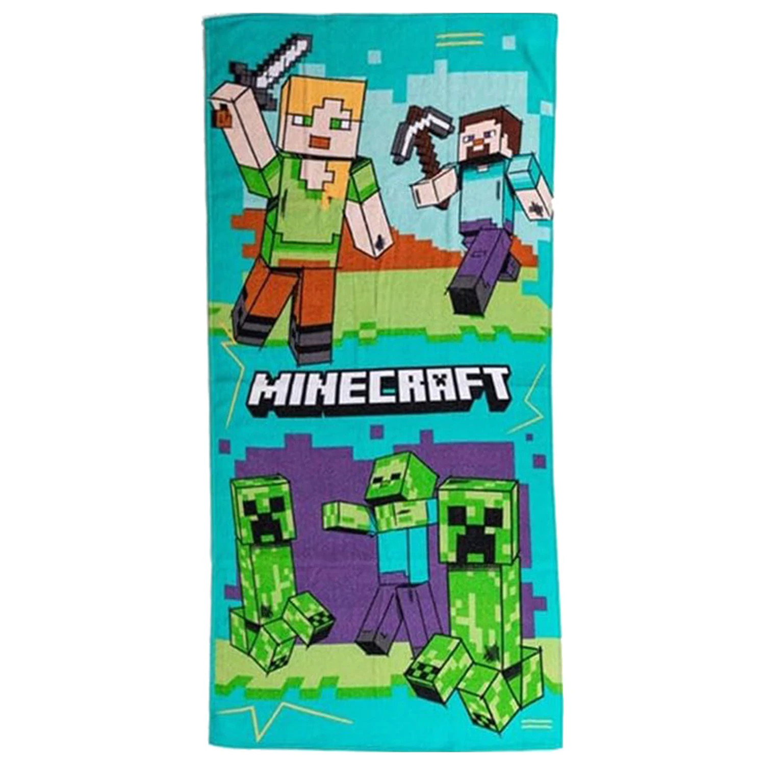 Minecraft Battle Handtuch Produktfoto