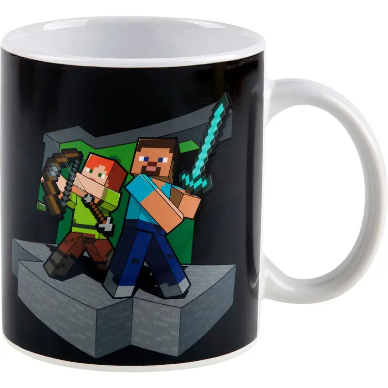 Minecraft Tasse mit Thermoeffekt 325ml Produktfoto