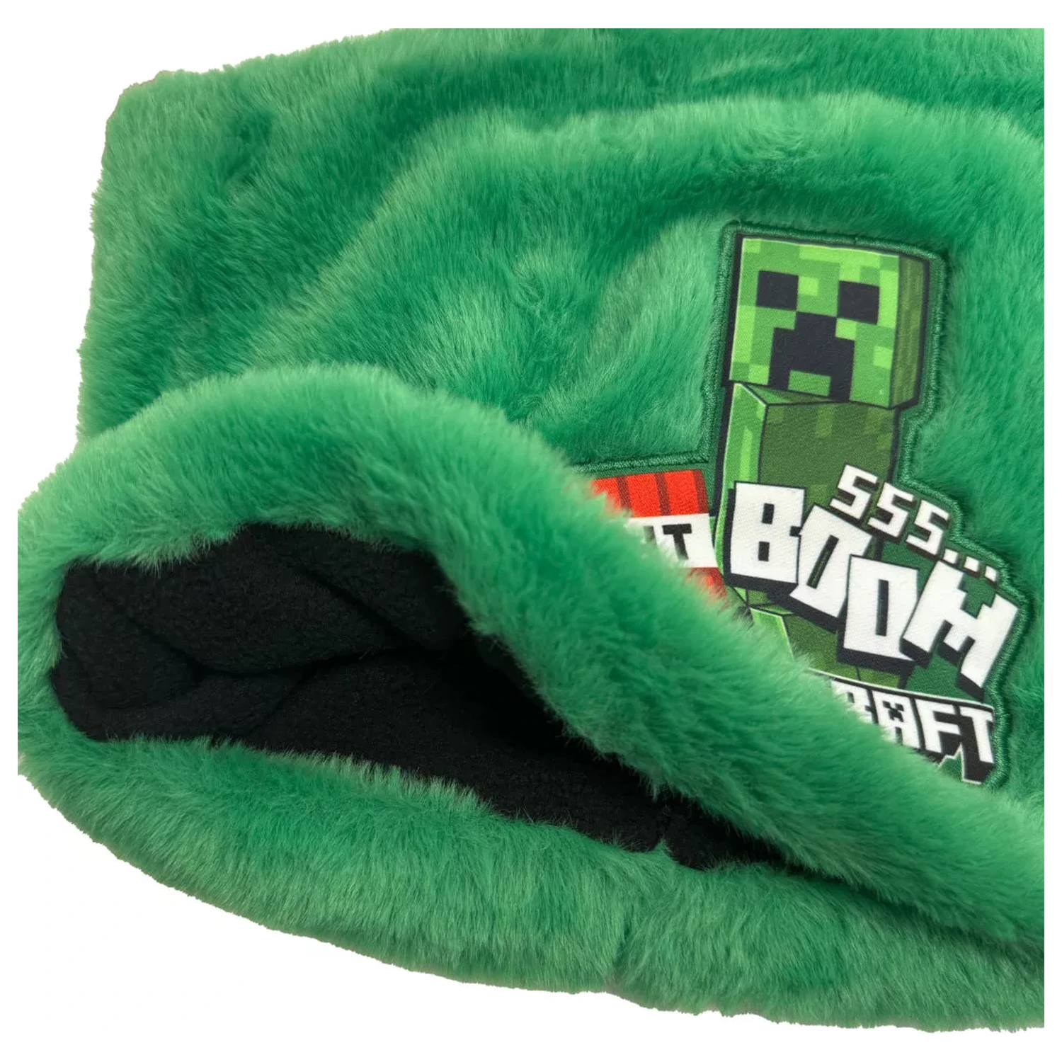 Minecraft Boom Deluxe Kinder Mütze, Schal und Handschuh Set Produktfoto