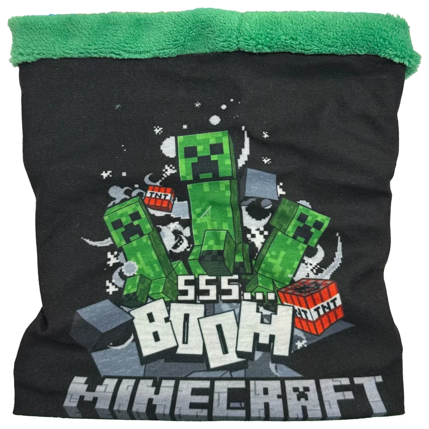 Minecraft Boom Sherpa Kinder-Schal, Schlauchschal Produktfoto