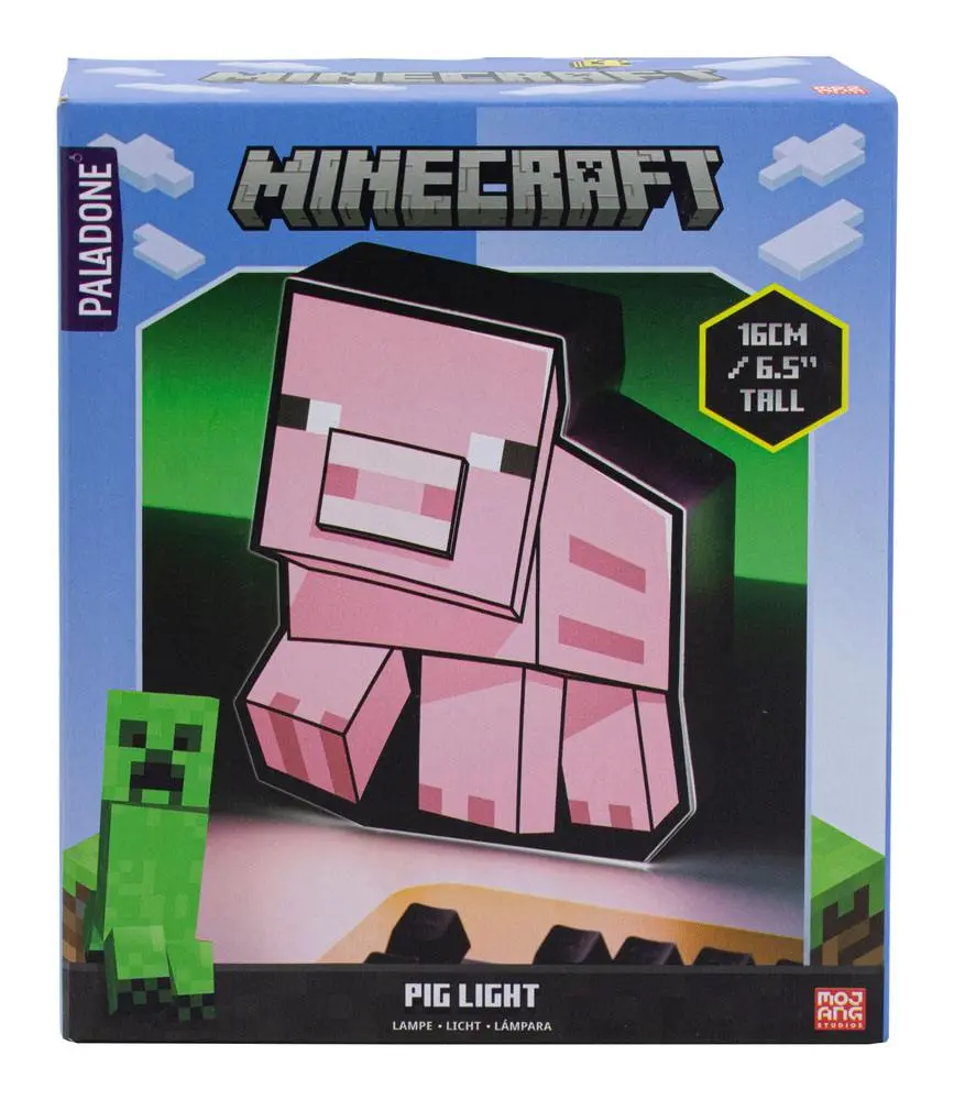 Minecraft Leuchte Pig 16 cm Produktfoto