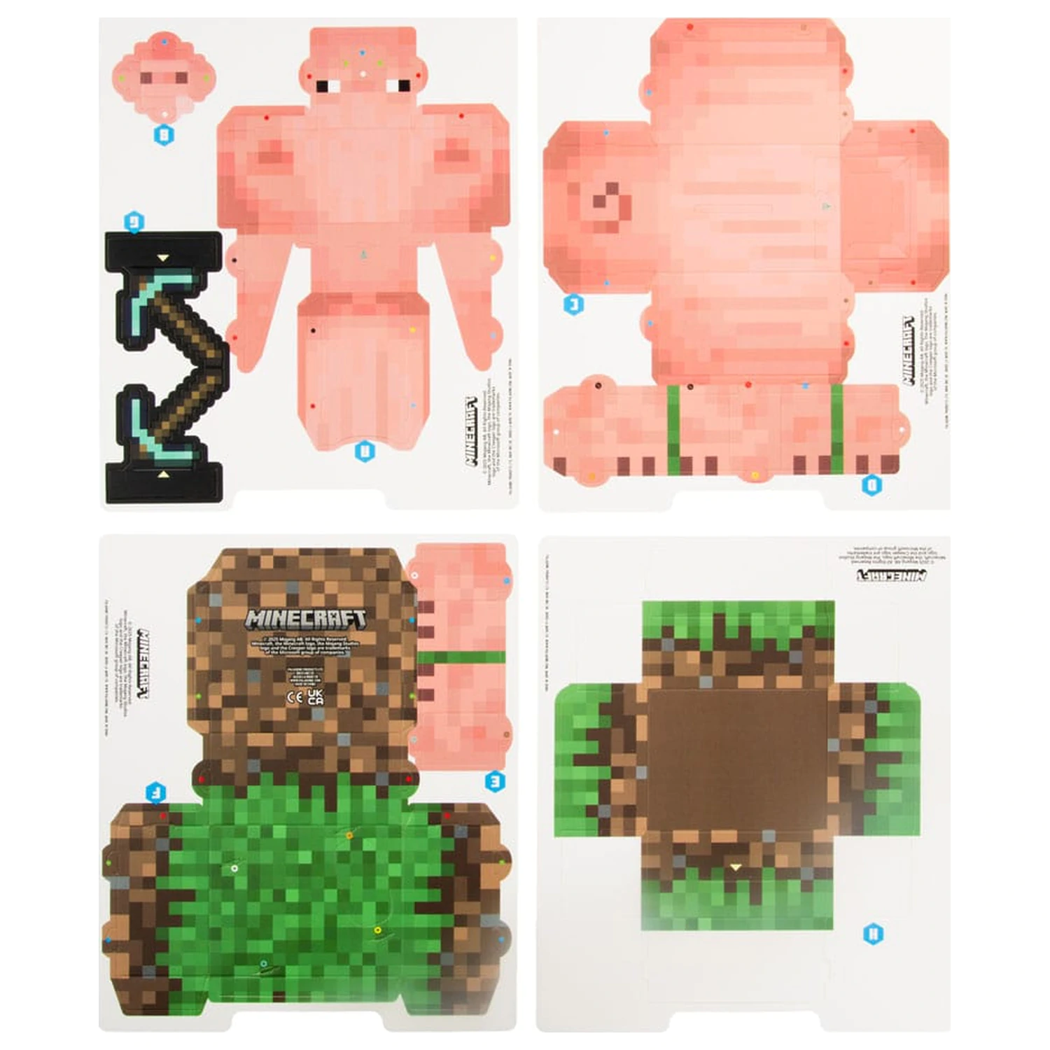 Minecraft Baue deine eigene Spardose Schatz Schwein Produktfoto