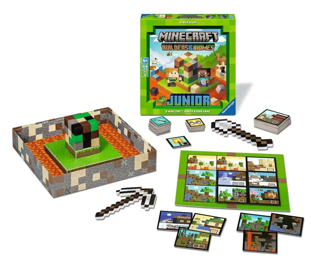 Minecraft Brettspiel Builders & Biomes Junior Produktfoto