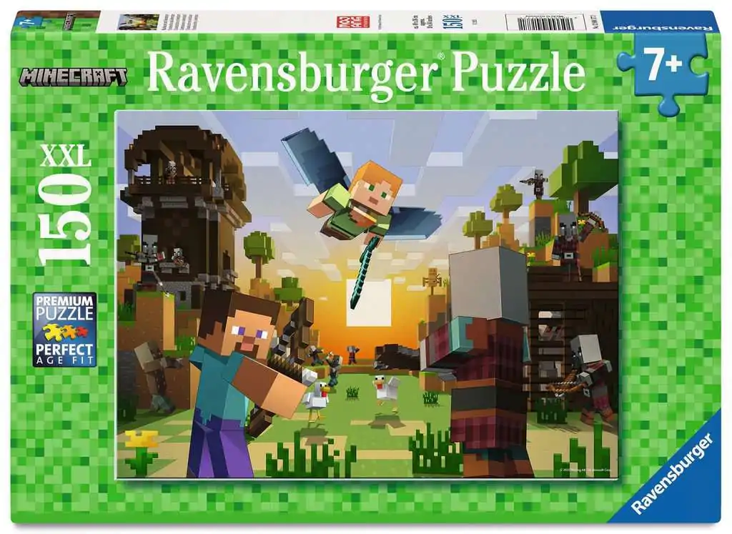 Minecraft Kinderpuzzle XXL Building an Adventure (150 Teile) Produktfoto