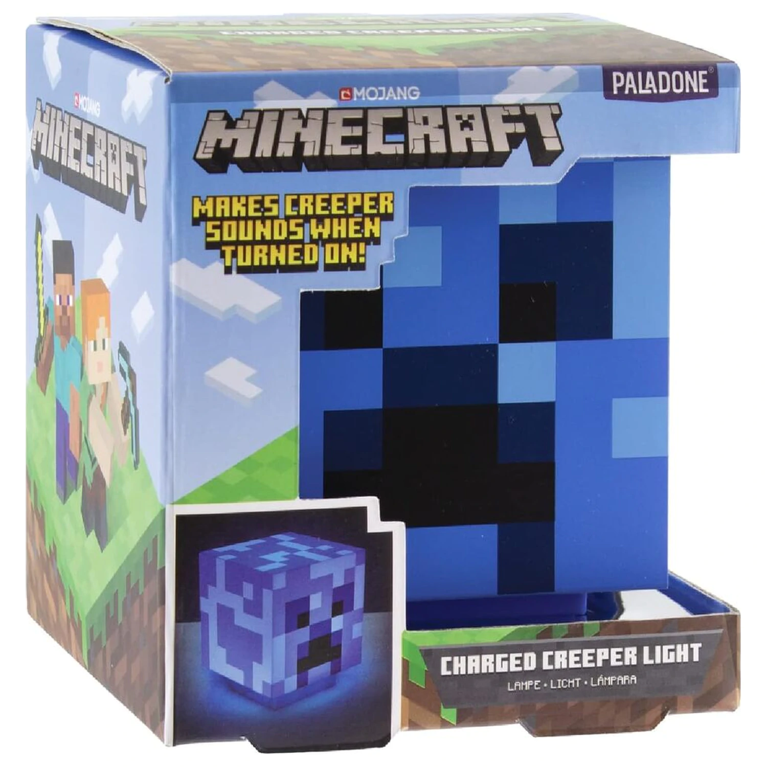 Minecraft Charged Creeper 3D Sound-Lampe Produktfoto