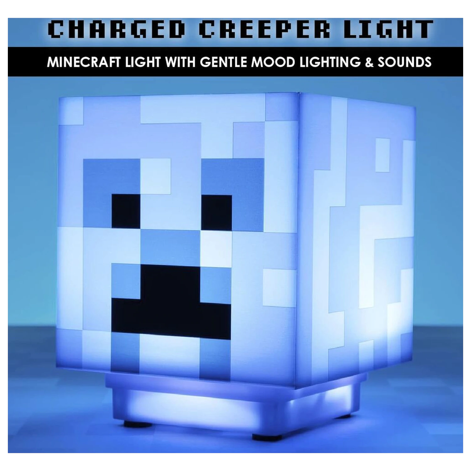 Minecraft Charged Creeper 3D Sound-Lampe Produktfoto