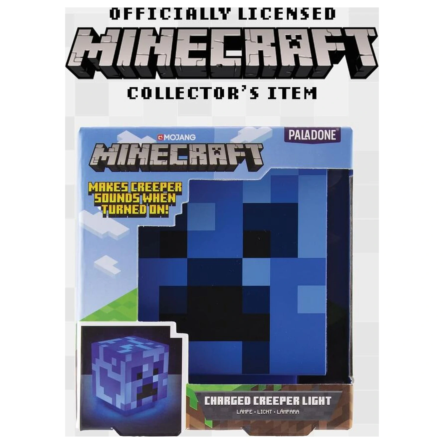 Minecraft Charged Creeper 3D Sound-Lampe Produktfoto