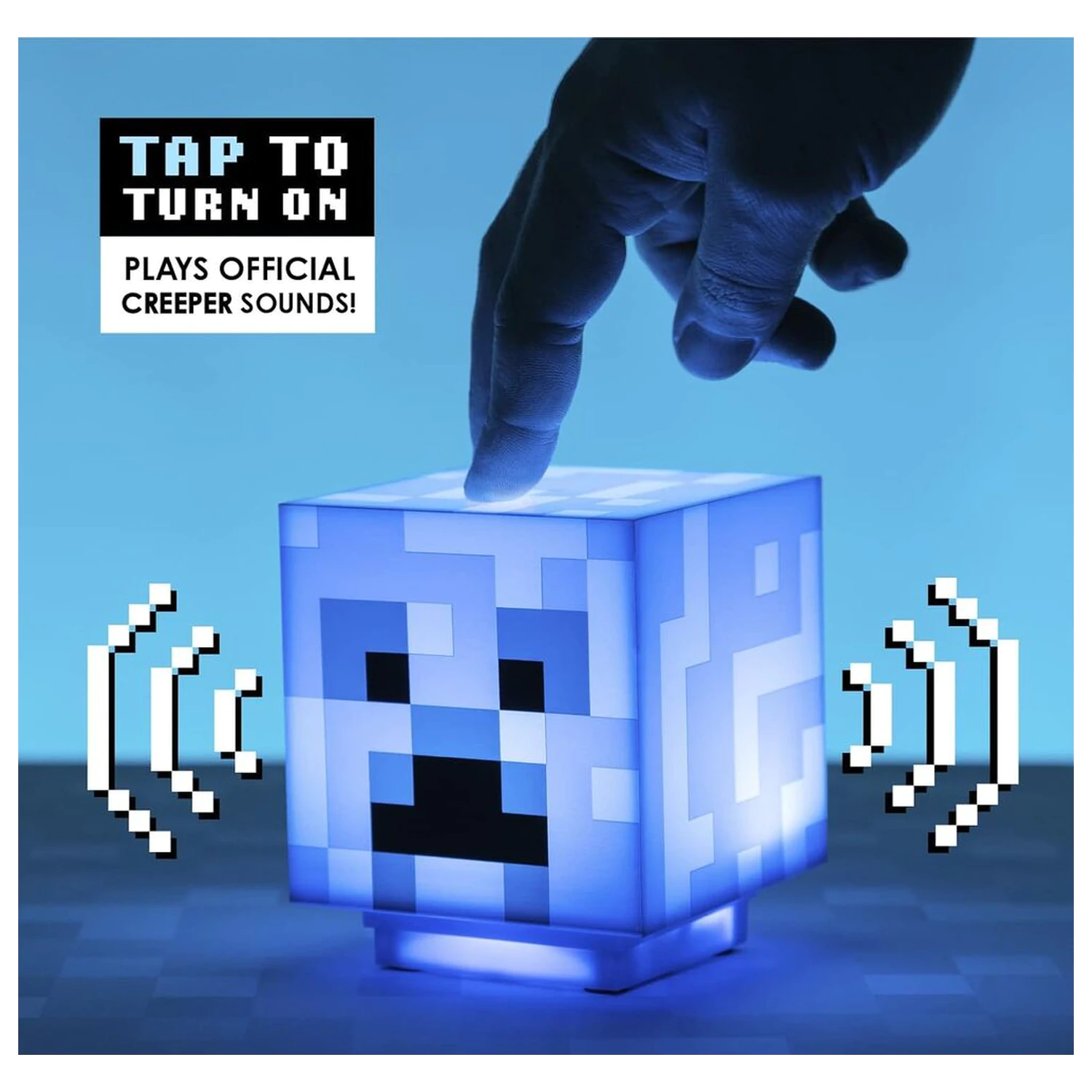 Minecraft Charged Creeper 3D Sound-Lampe Produktfoto