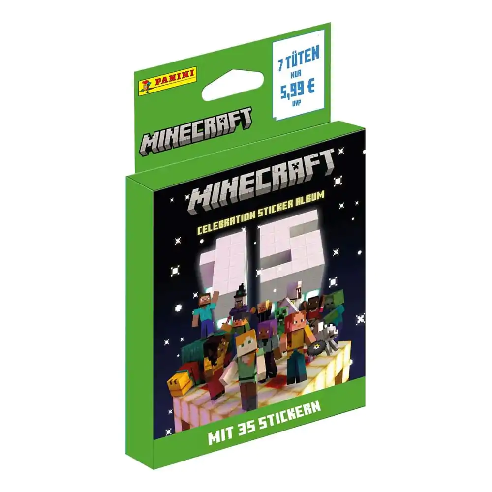 Minecraft Sticker Collection Eco-Blister 15th Anniversary Celebration *Deutsche Version* Produktfoto