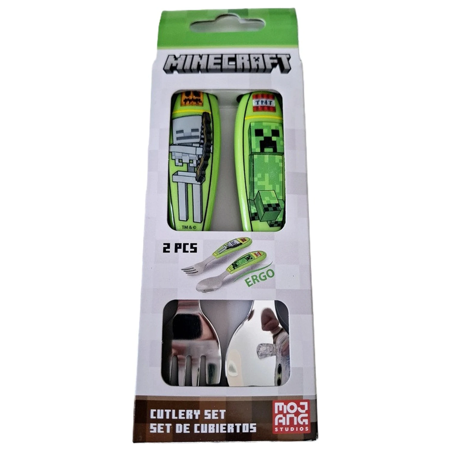 Minecraft Core Metal Ergo Besteck-Set - 2-teilig Produktfoto