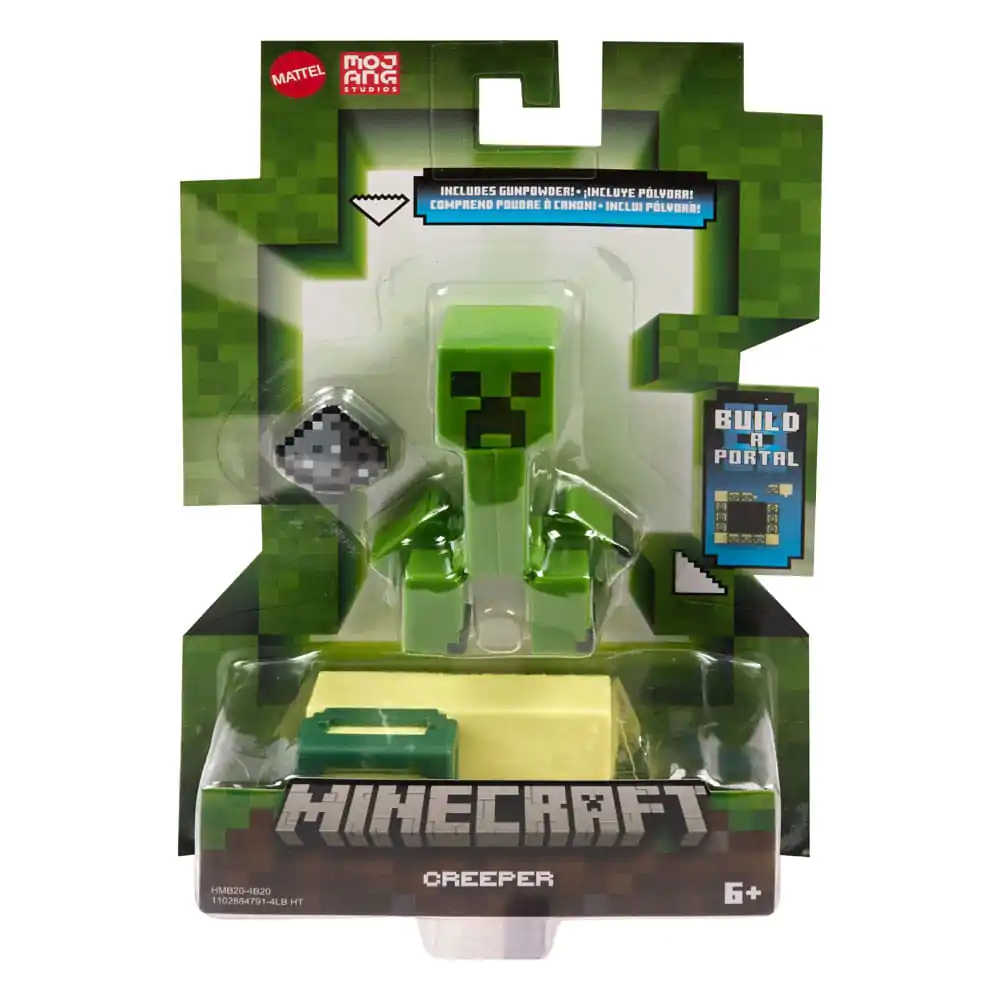 Minecraft Actionfigur Craft-A-Block Creeper 8 cm Produktfoto