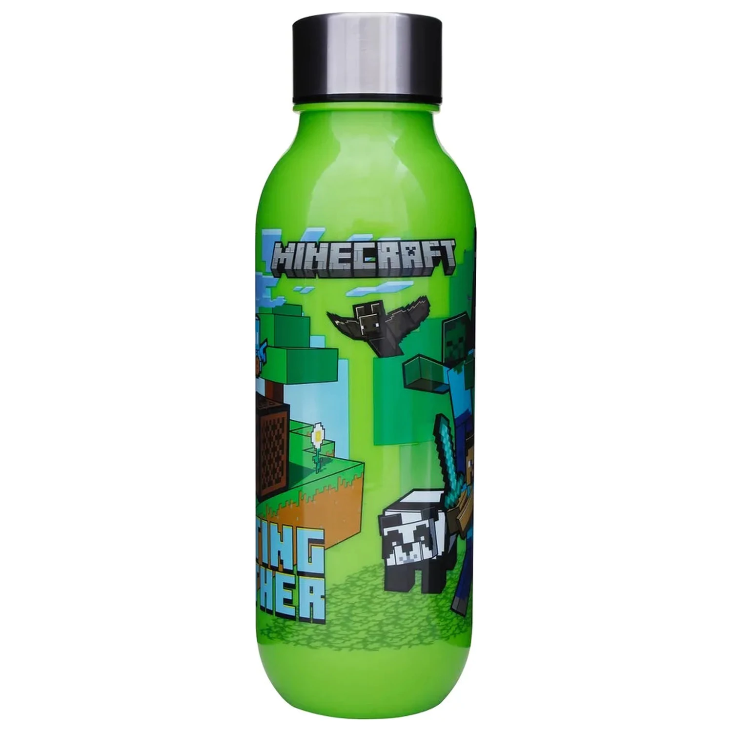 Minecraft Crafting Kunststoff Wasserflasche mit Schraubverschluss 640 ml Produktfoto
