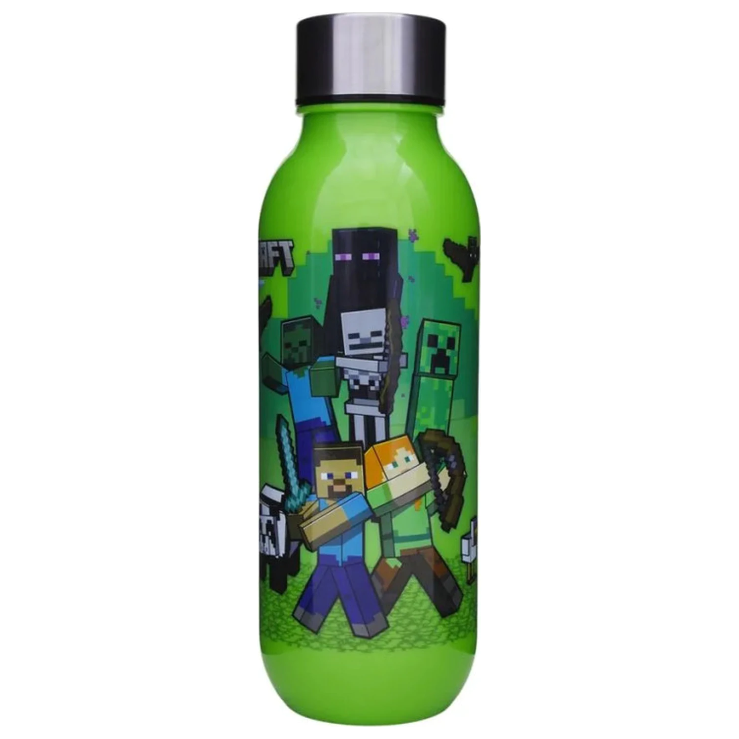 Minecraft Crafting Kunststoff Wasserflasche mit Schraubverschluss 640 ml Produktfoto