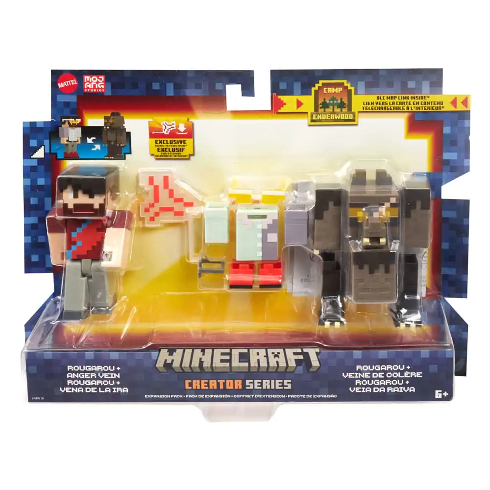 Minecraft Creator Series Actionfiguren-Erweiterungspack Rugarou &amp; Anger Vein 8 cm Produktfoto