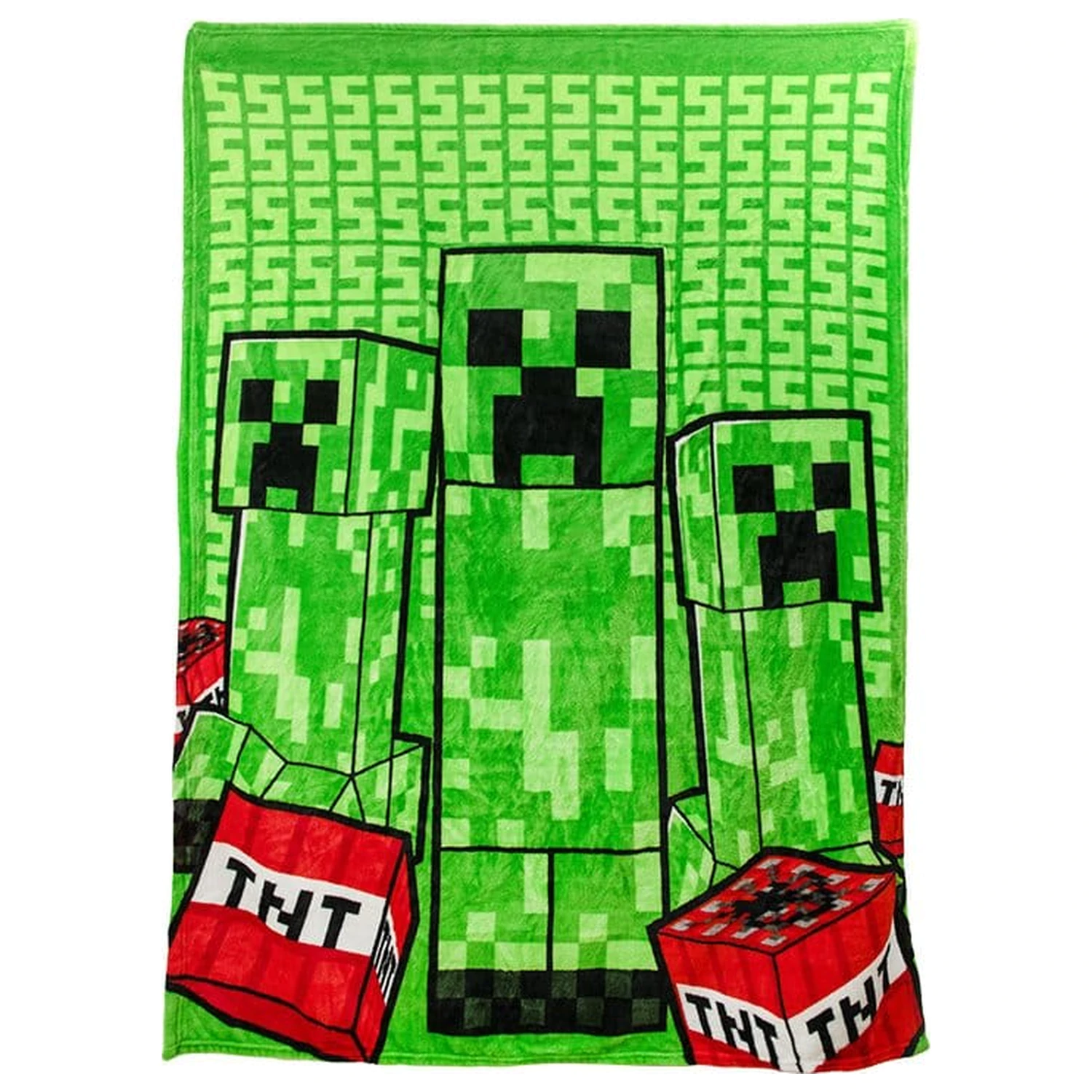 Minecraft Kissen Decke Creeper 2-in-1 Faltbar 150 cm Produktfoto