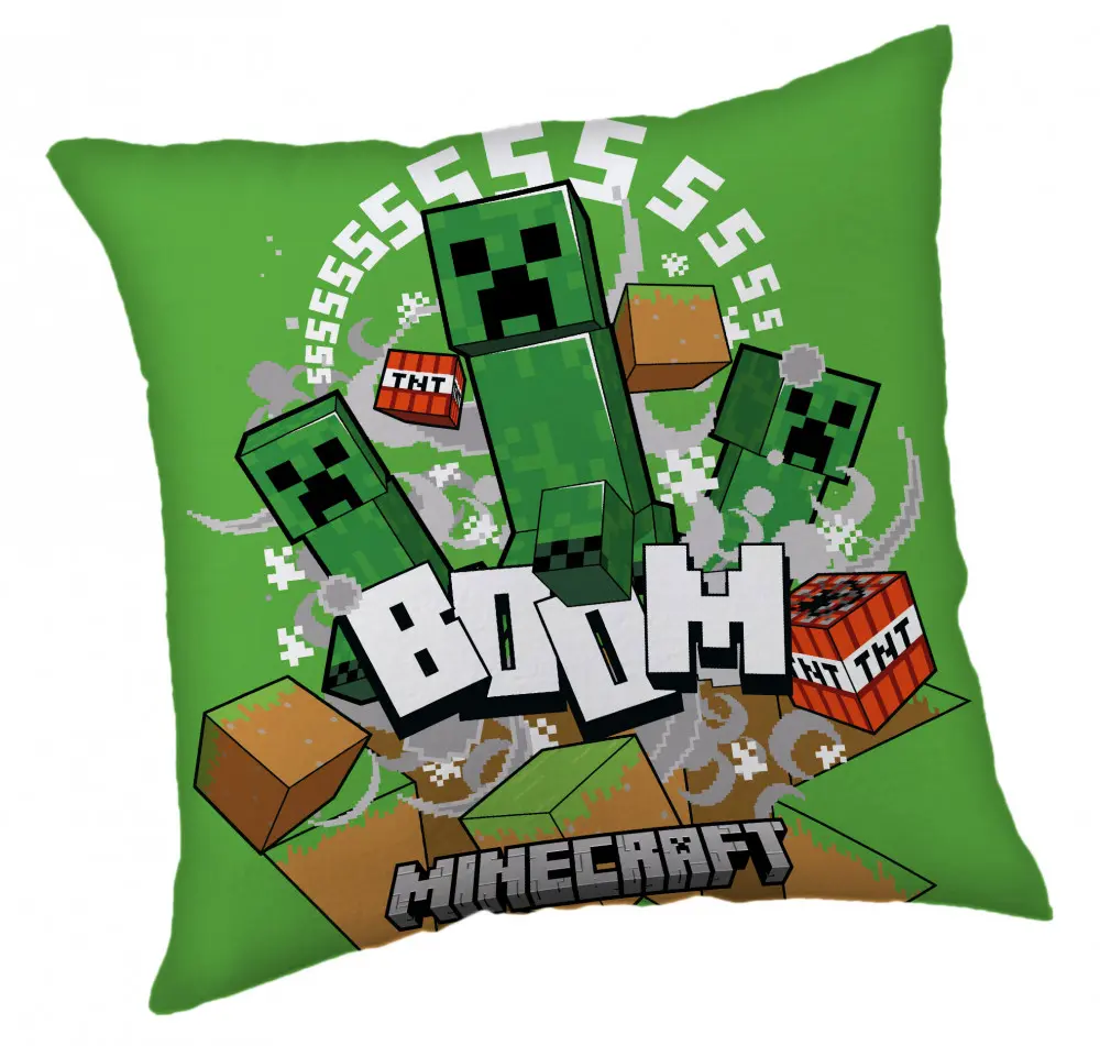 Minecraft Creeper Boom Kissen, Dekokissen 40*40 cm Produktfoto