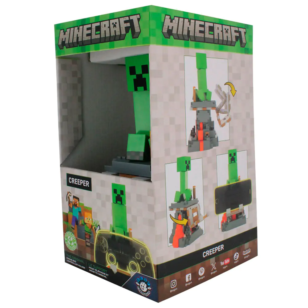 Minecraft Creeper Controller/Telefonhalter Cable Guy Figur 20cm Produktfoto