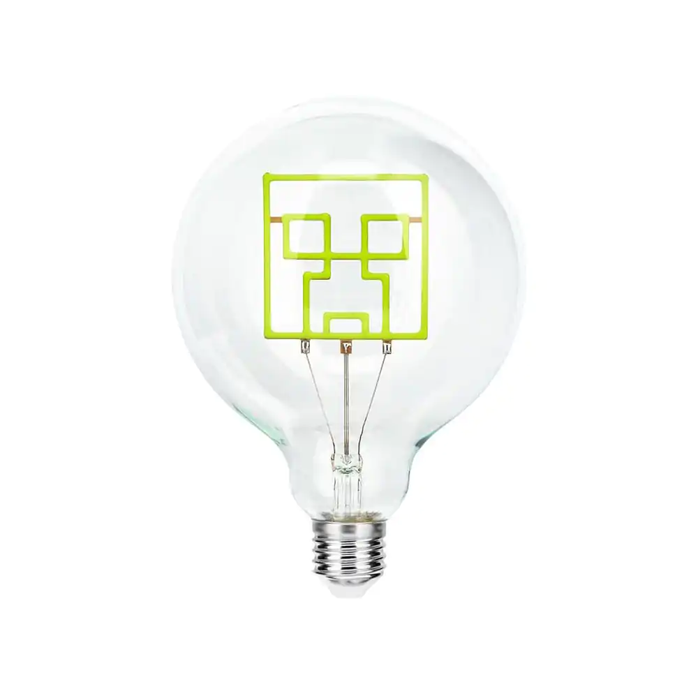 Minecraft Neon LED-Glühbirne Creeper Produktfoto