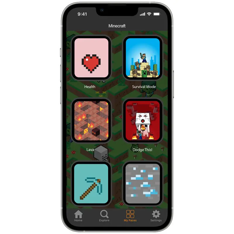 Minecraft Smartwatch-Armband Creeper Produktfoto