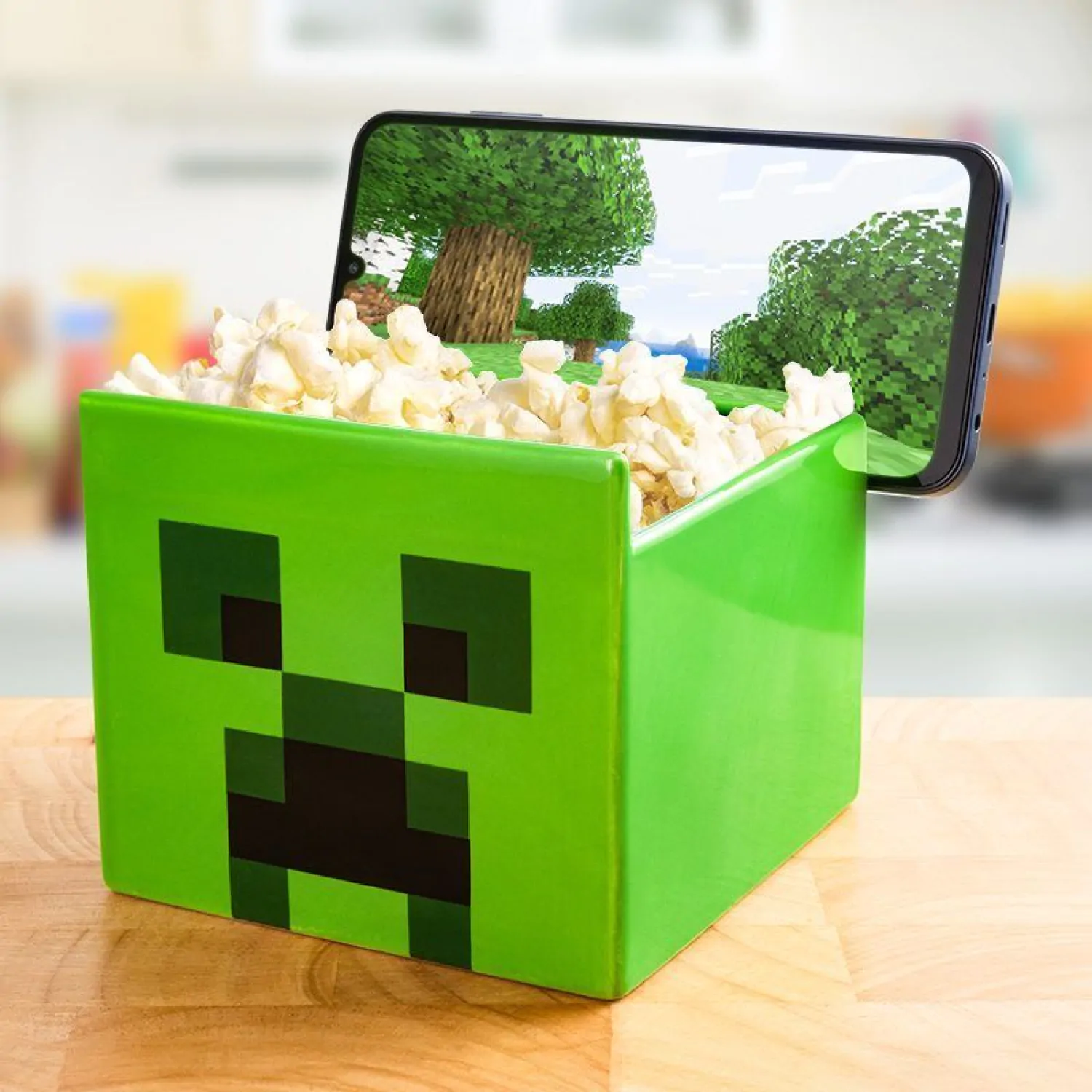 Minecraft Streaming Snack Schale Creeper Produktfoto