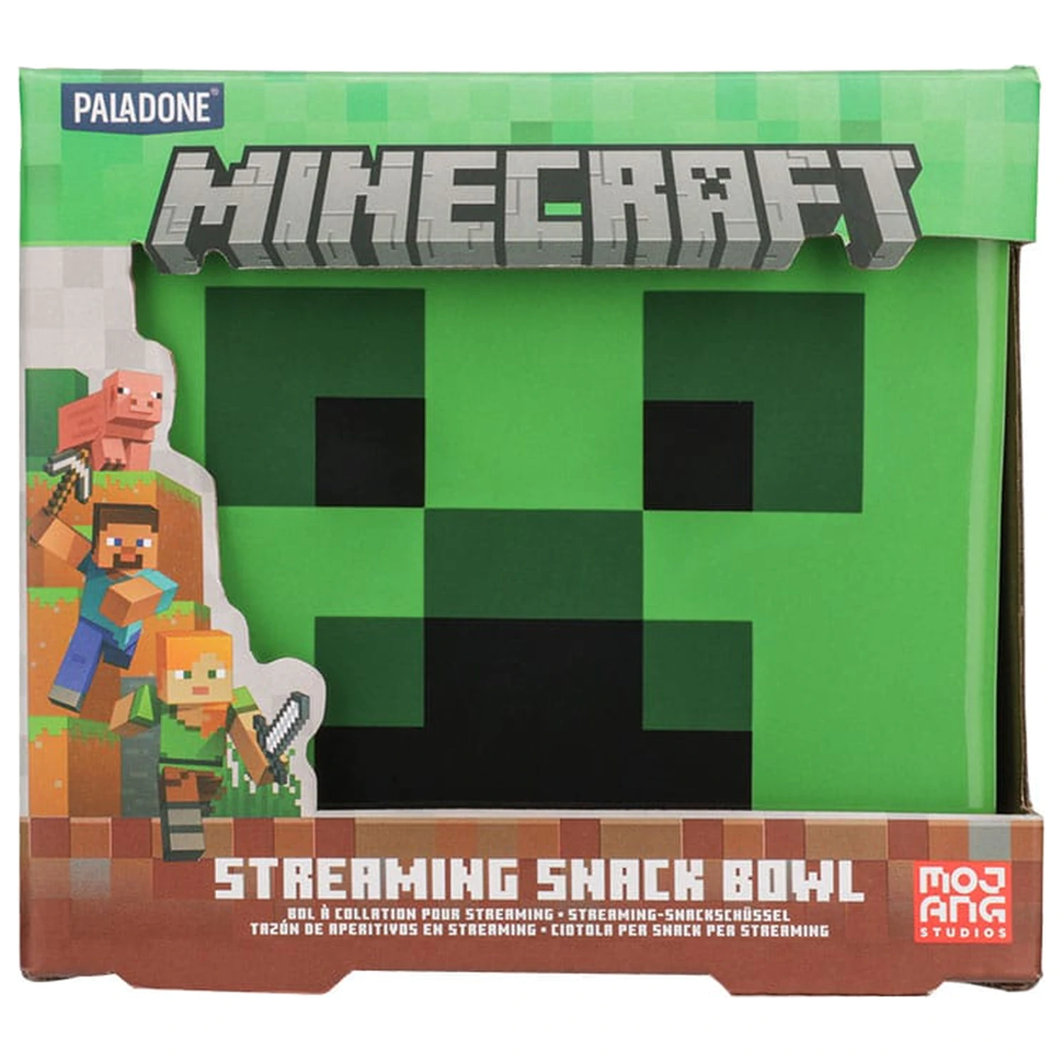 Minecraft Streaming Snack Schale Creeper Produktfoto