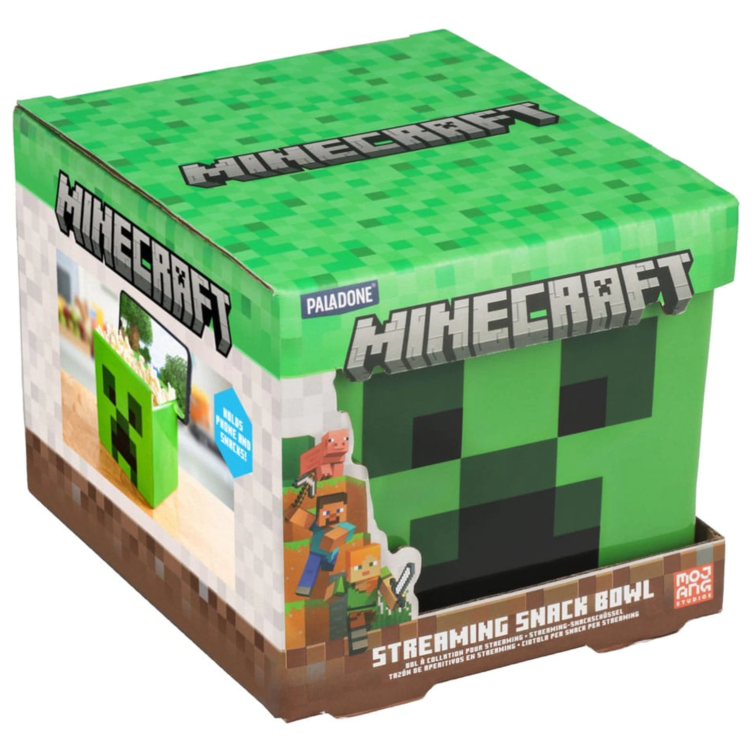 Minecraft Streaming Snack Schale Creeper Produktfoto