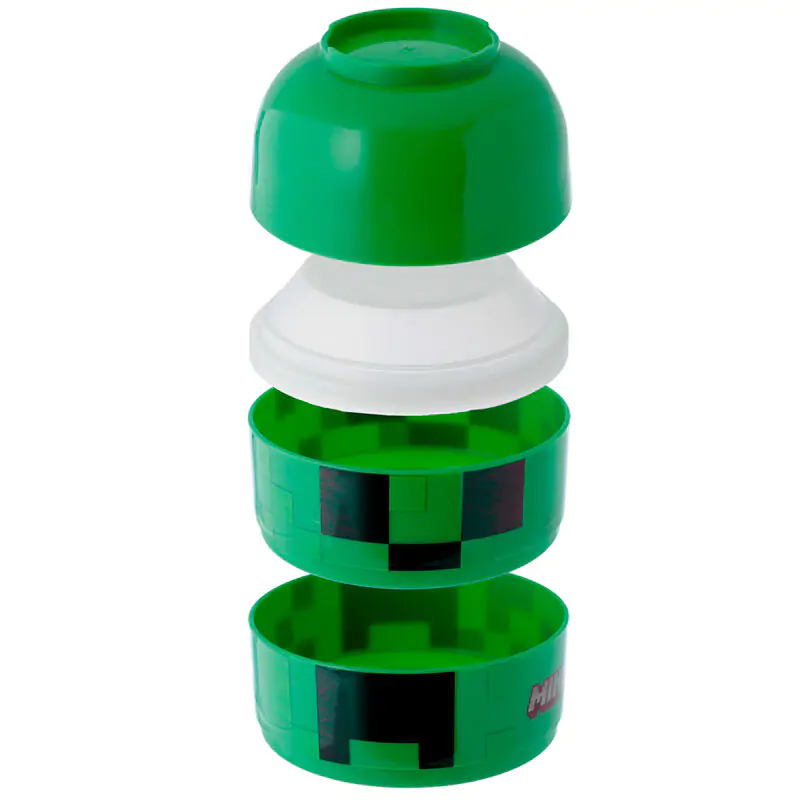 Minecraft Creeper Dreifaches Lunchbox Produktfoto