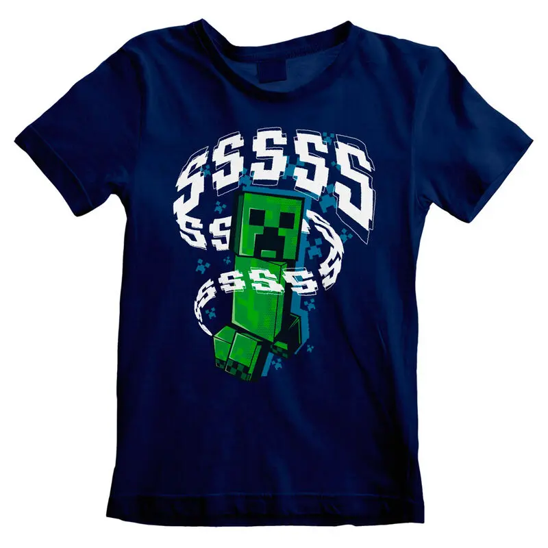 Minecraft Creepers Kinder T-shirt Produktfoto