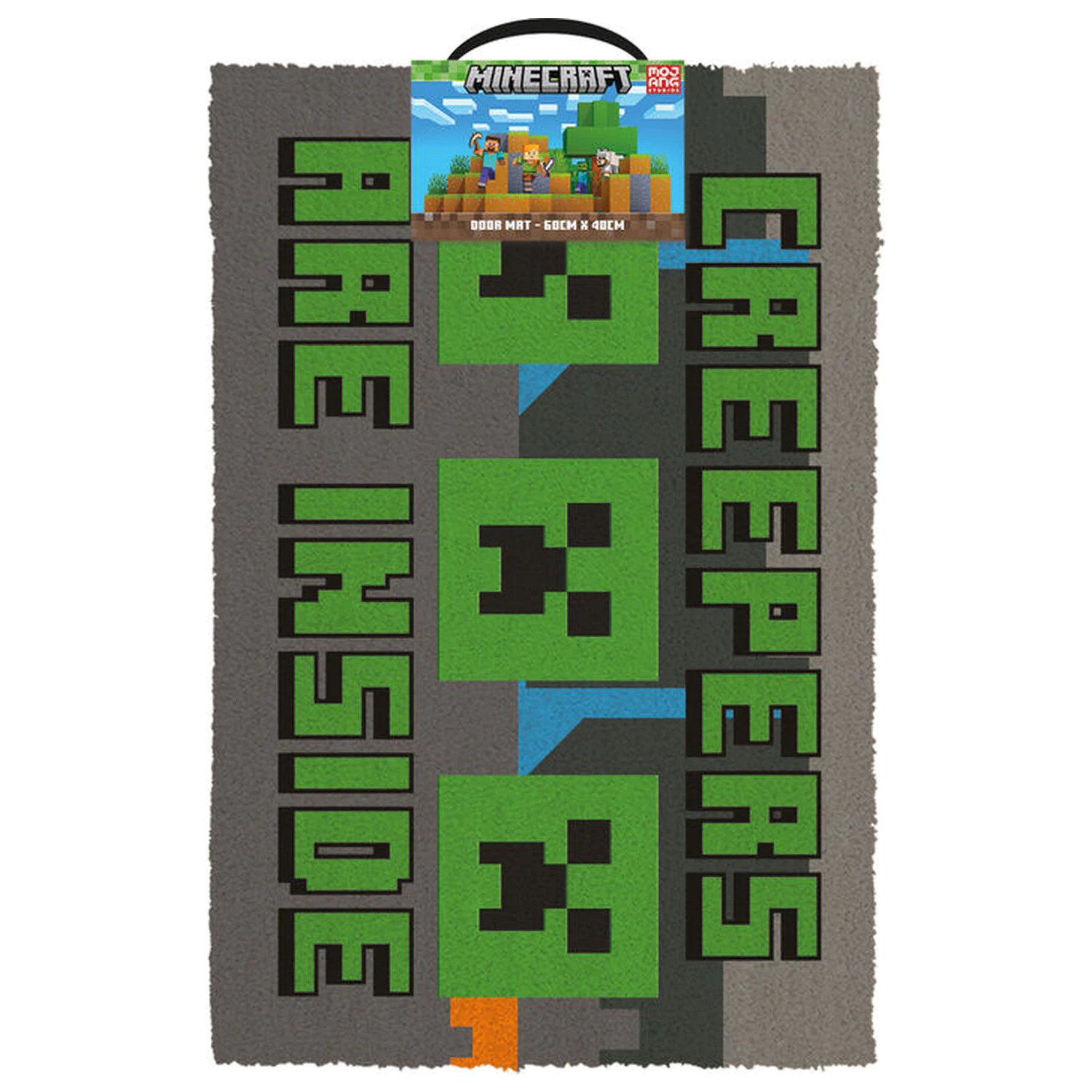 Minecraft Creepers Fußmatte Produktfoto
