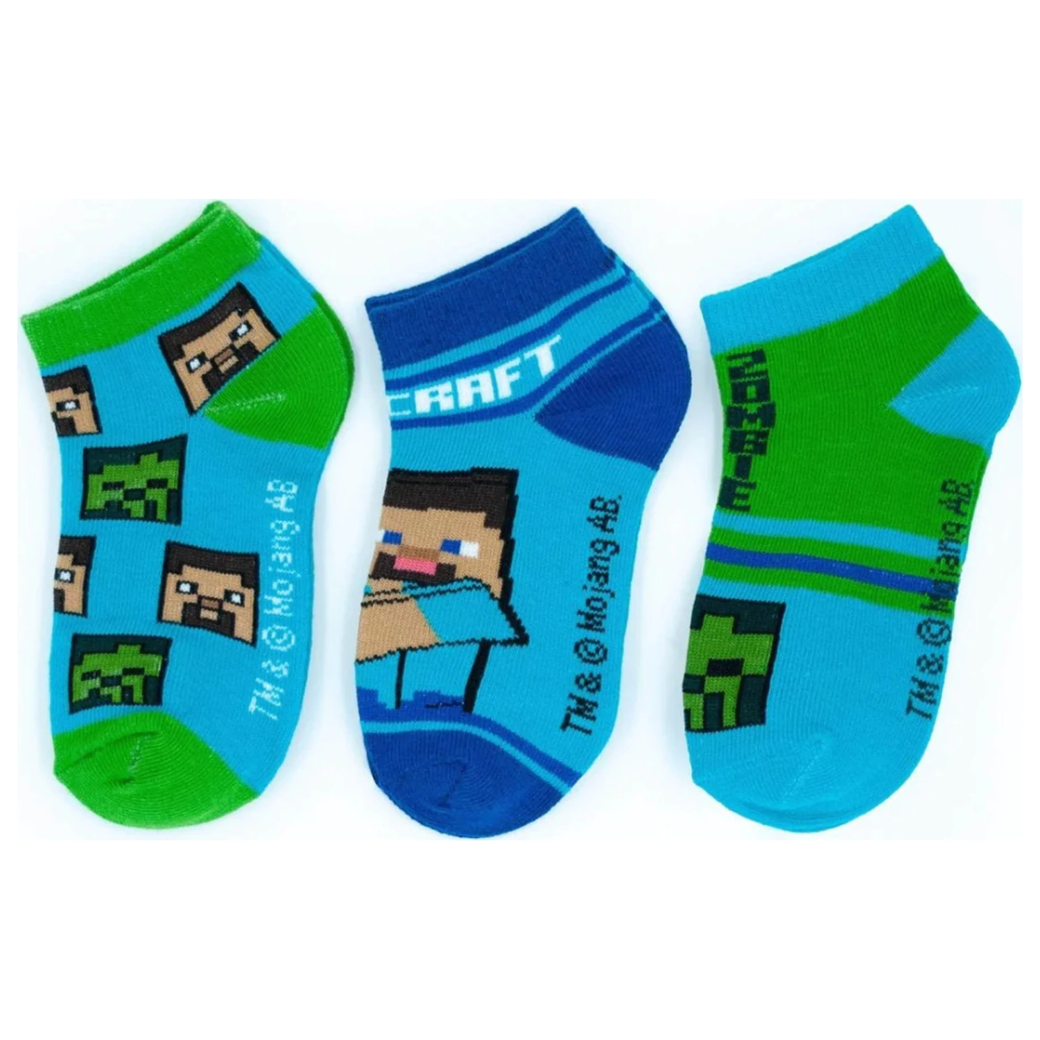 Minecraft Crew Kinder Geheim Socken 27/30 Produktfoto