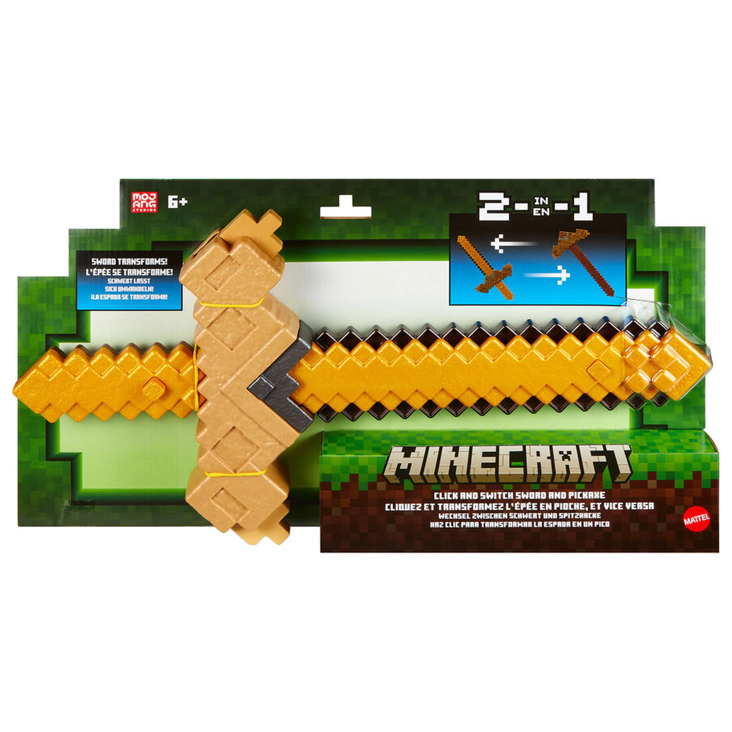 Minecraft verwandelbare Schwert Spitzhacke Produktfoto