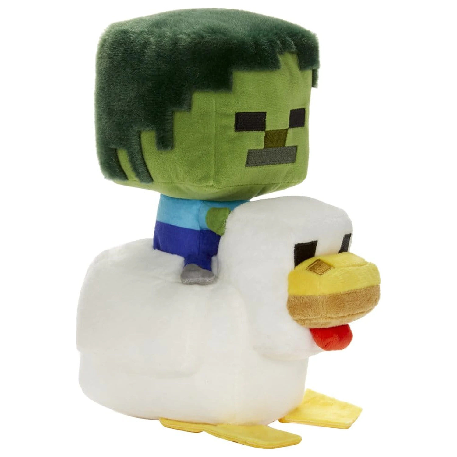 Minecraft Deluxe Plüschfigur Chicken Jockey 20 cm Produktfoto