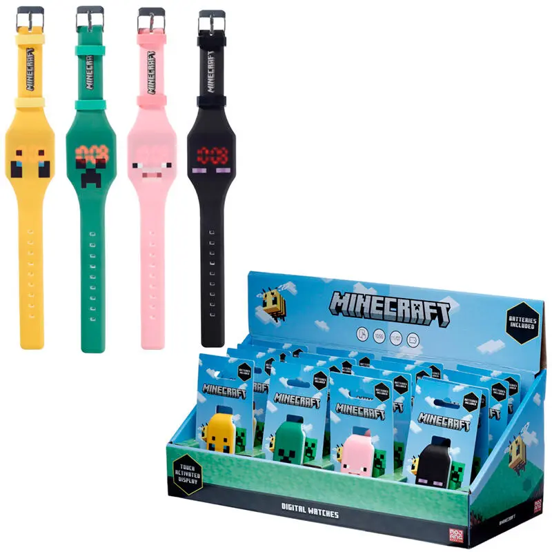 Minecraft Digitaluhr Produktfoto