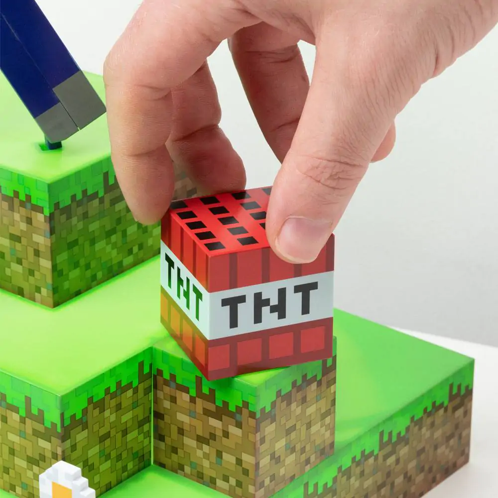 Minecraft Diorama-Leuchte Steve 30 cm Produktfoto