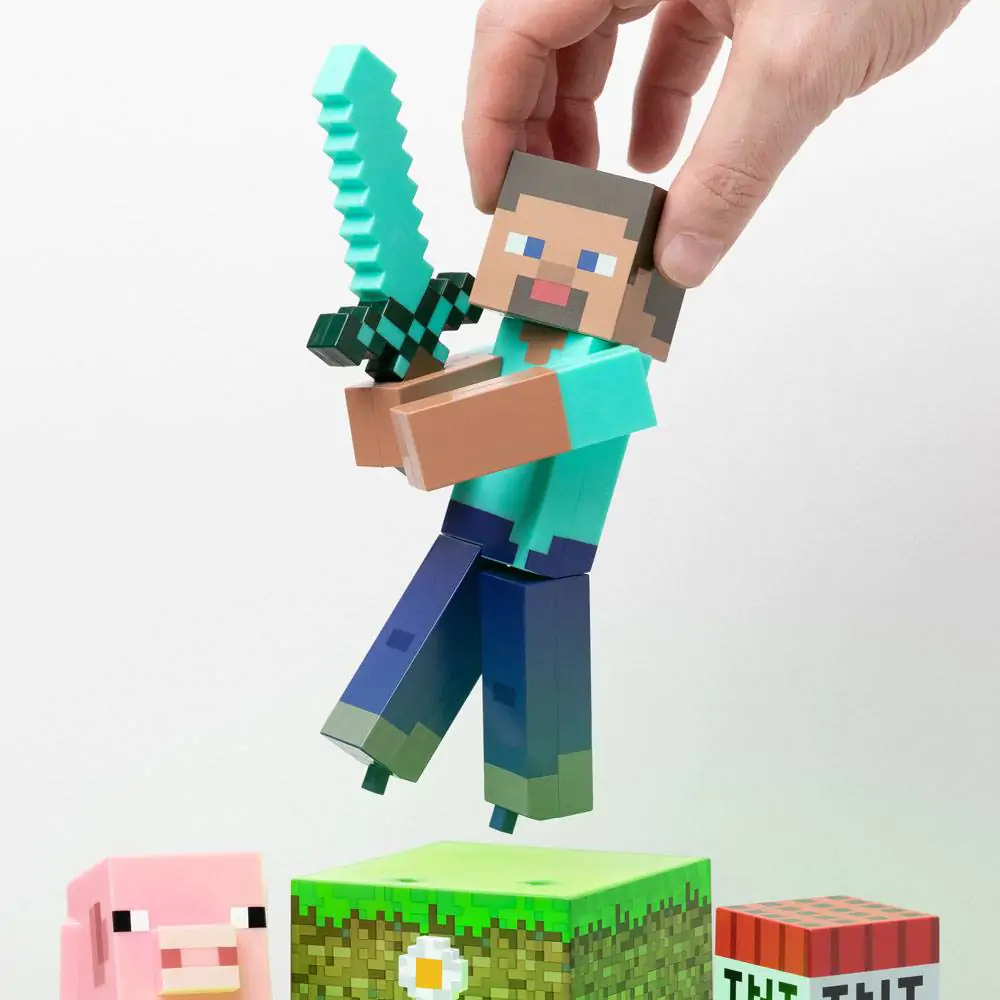 Minecraft Diorama-Leuchte Steve 30 cm Produktfoto