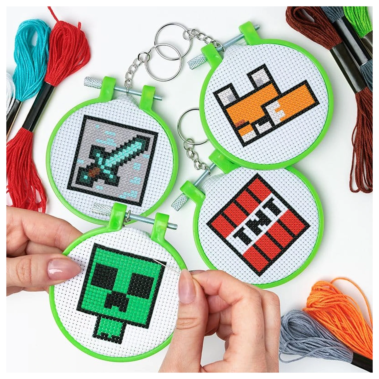 Minecraft DIY-Schlüsselanhänger Produktfoto