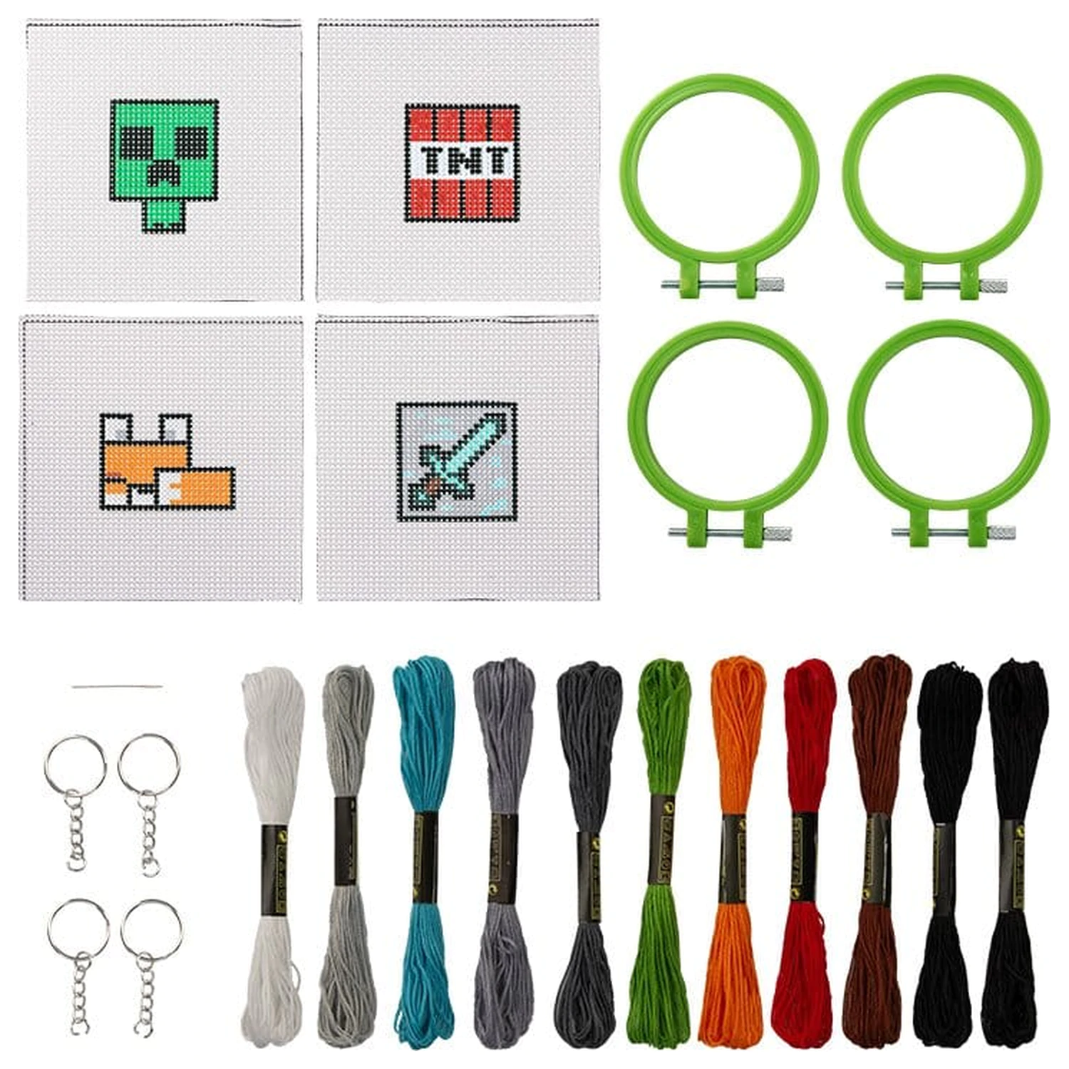 Minecraft DIY-Schlüsselanhänger Produktfoto
