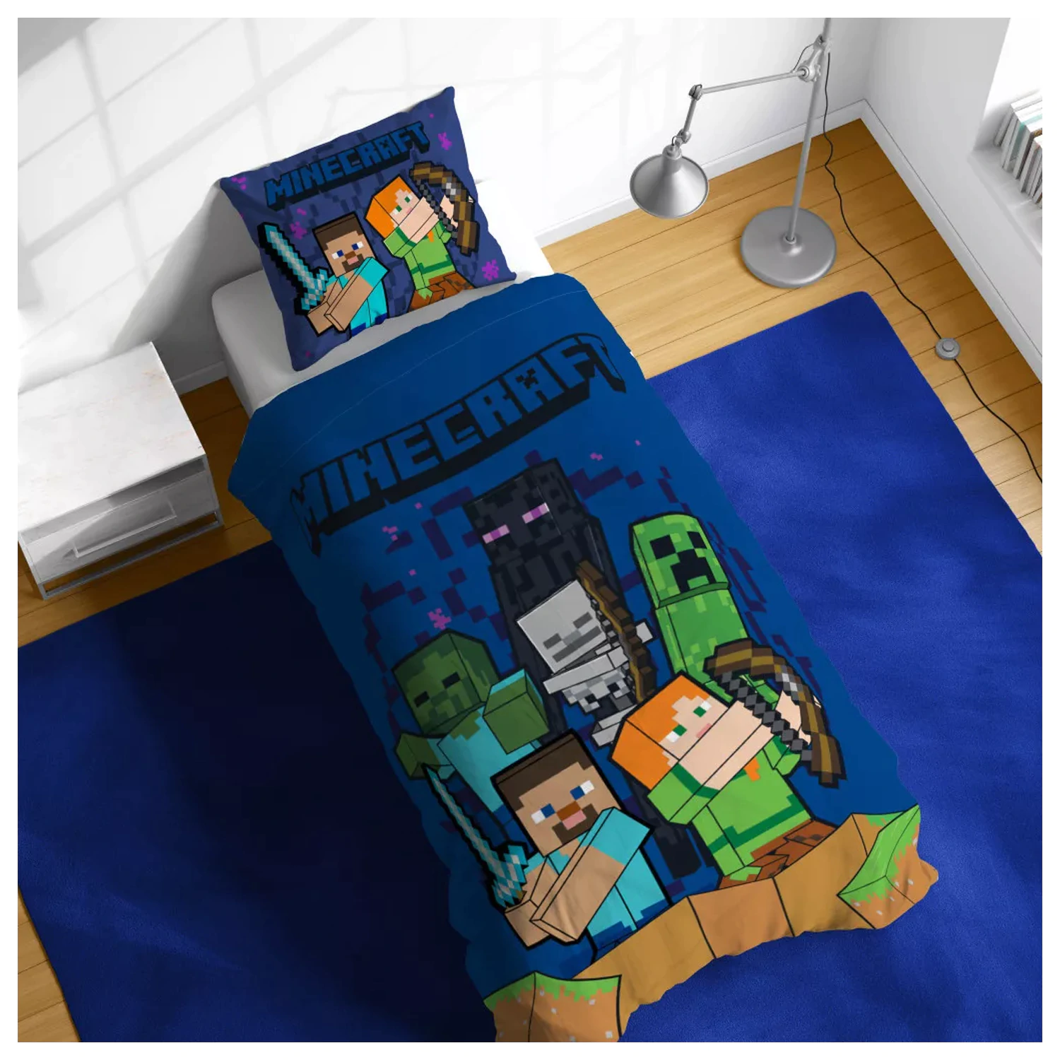 Minecraft Echoes of Hardcore Bettbezug Produktfoto
