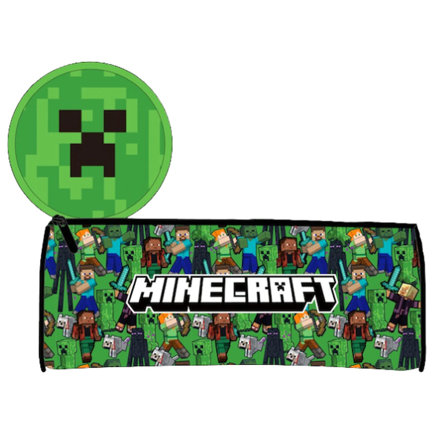 Minecraft Gesichts Federmäppchen Produktfoto