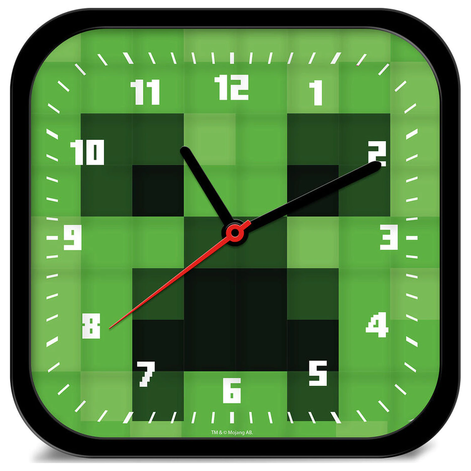 Minecraft Wanduhr Produktfoto