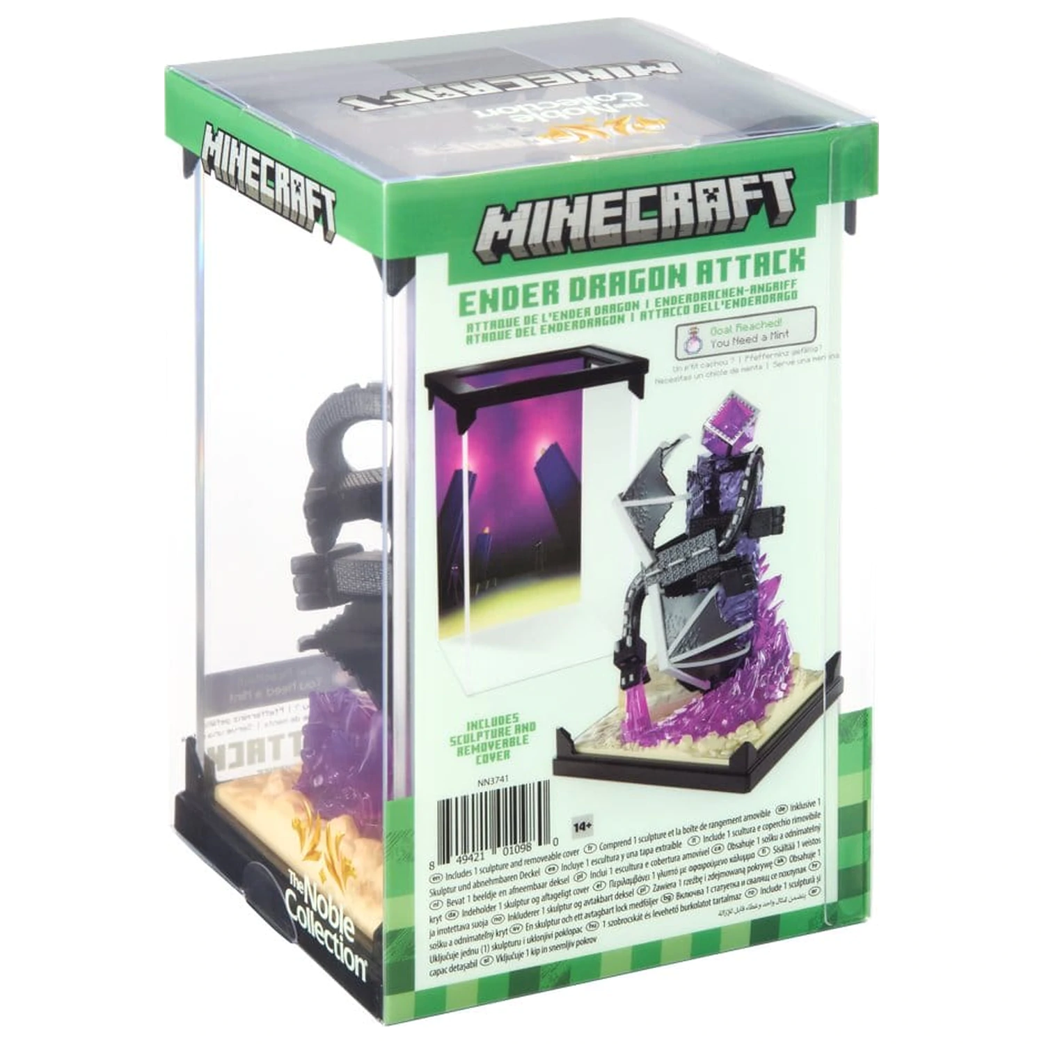 Minecraft Figur Diorama Ender Dragon Attack 18 cm Produktfoto