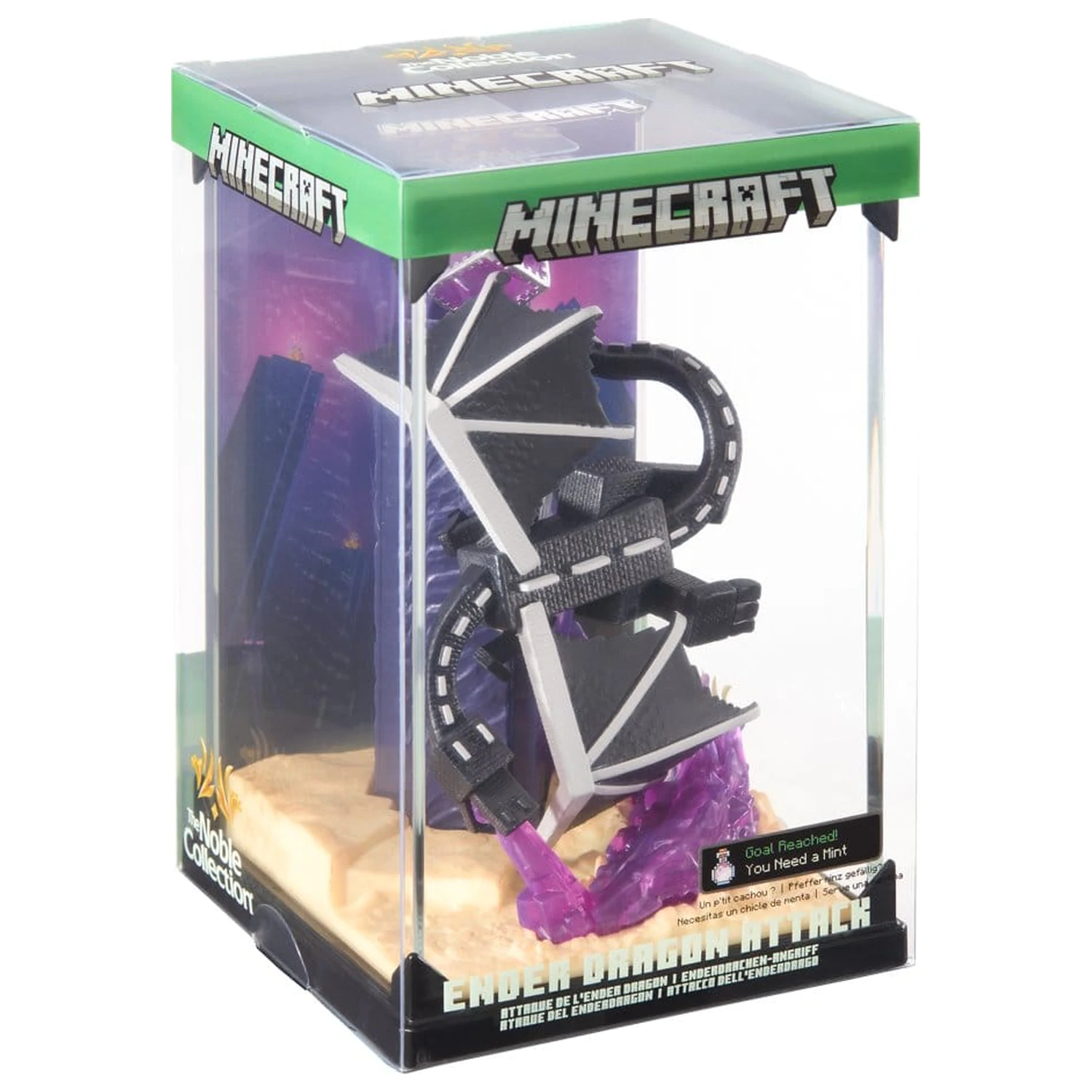 Minecraft Figur Diorama Ender Dragon Attack 18 cm Produktfoto