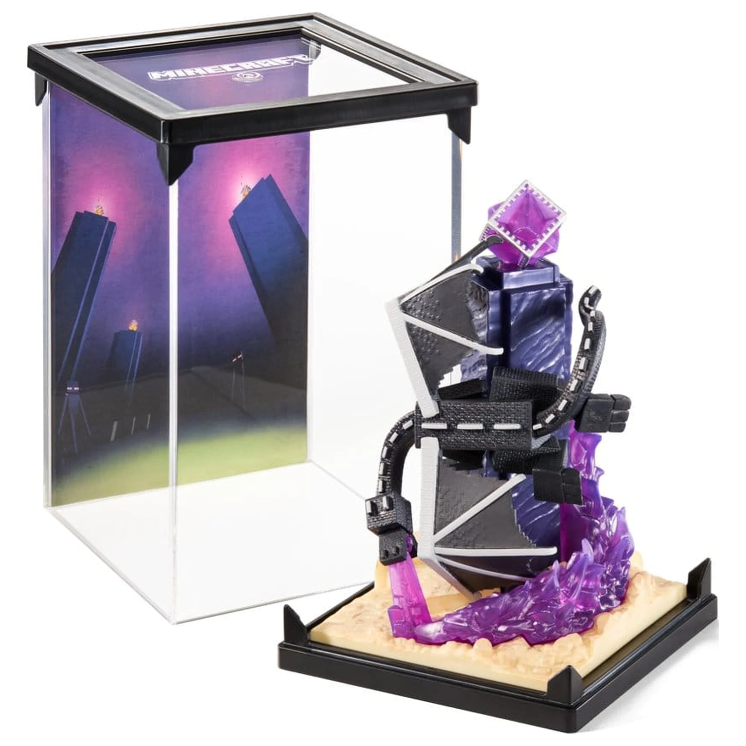 Minecraft Figur Diorama Ender Dragon Attack 18 cm Produktfoto