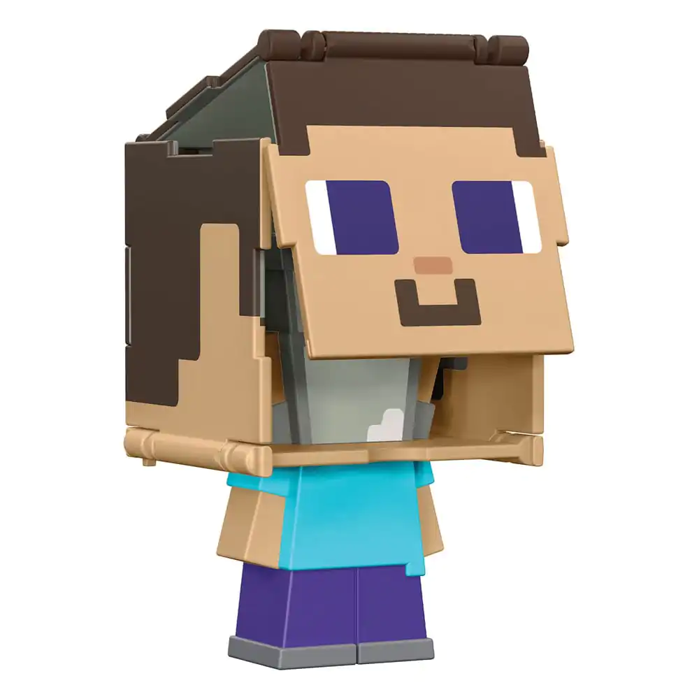 Minecraft Flippin Actionfigur Steve & Steve in Eisenrüstung Produktfoto