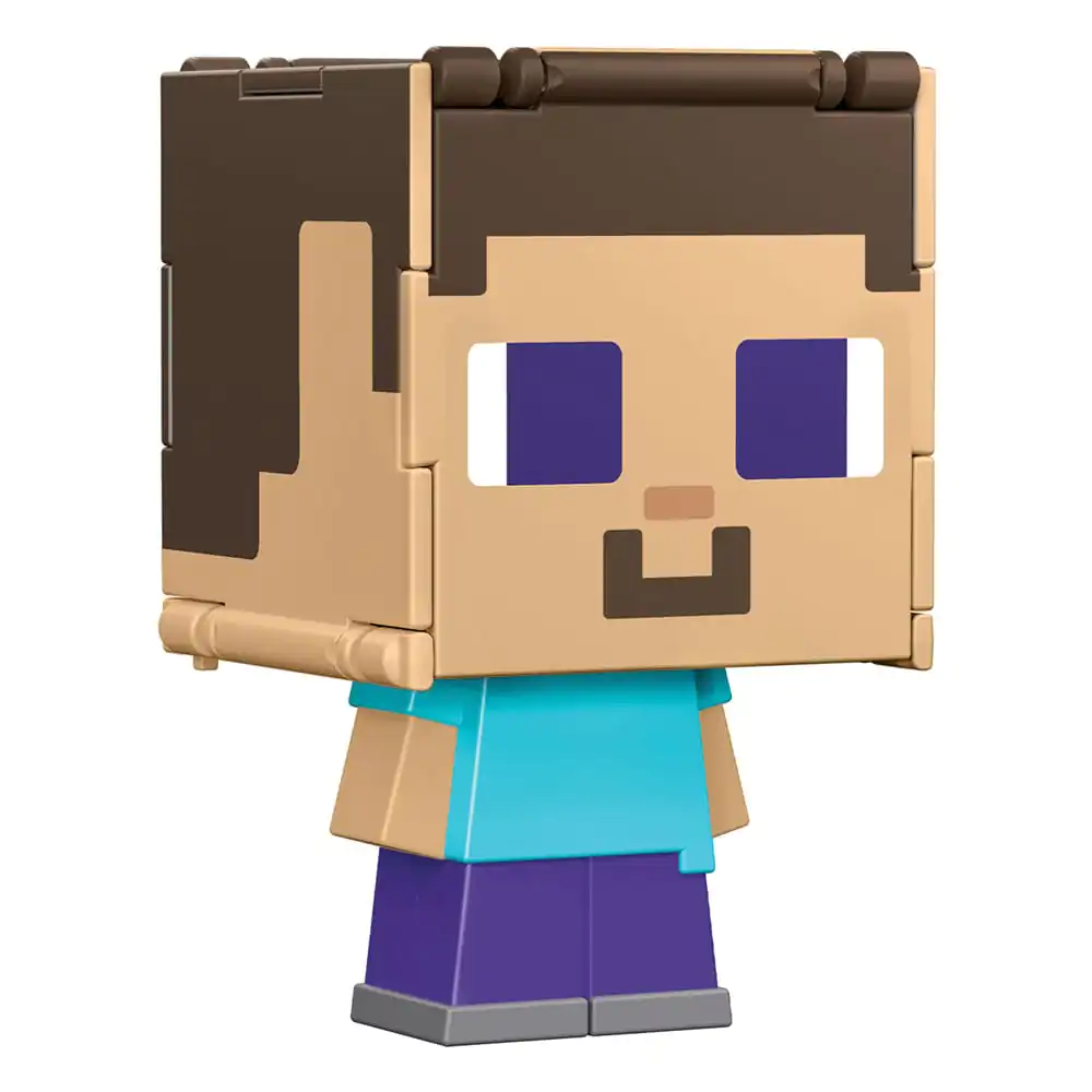 Minecraft Flippin Actionfigur Steve & Steve in Eisenrüstung Produktfoto