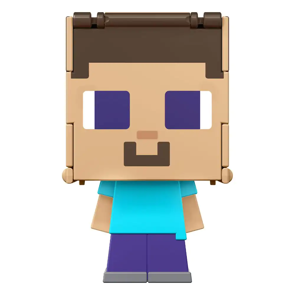 Minecraft Flippin Actionfigur Steve & Steve in Eisenrüstung Produktfoto