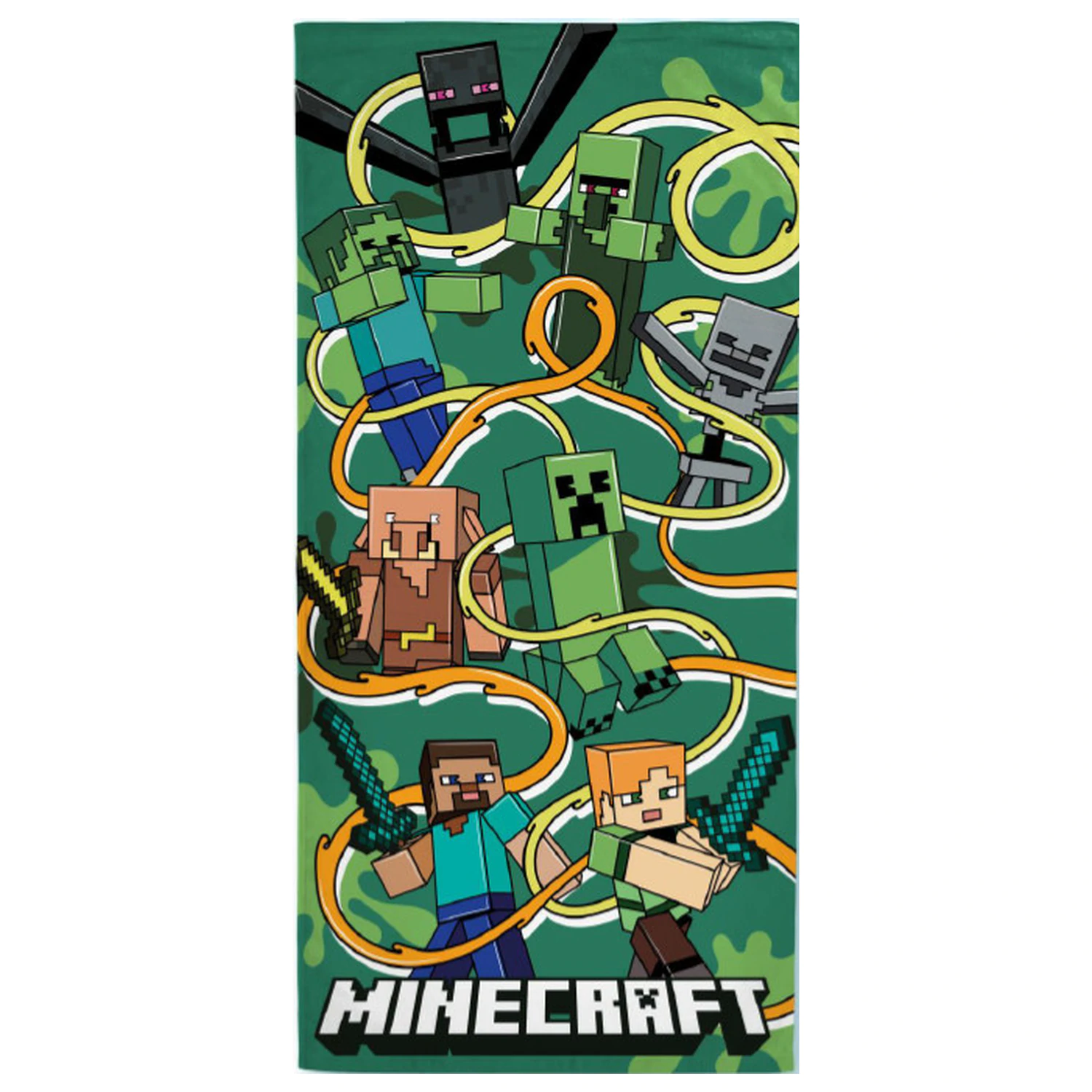 Minecraft Funtage Grafik Handtuch Produktfoto