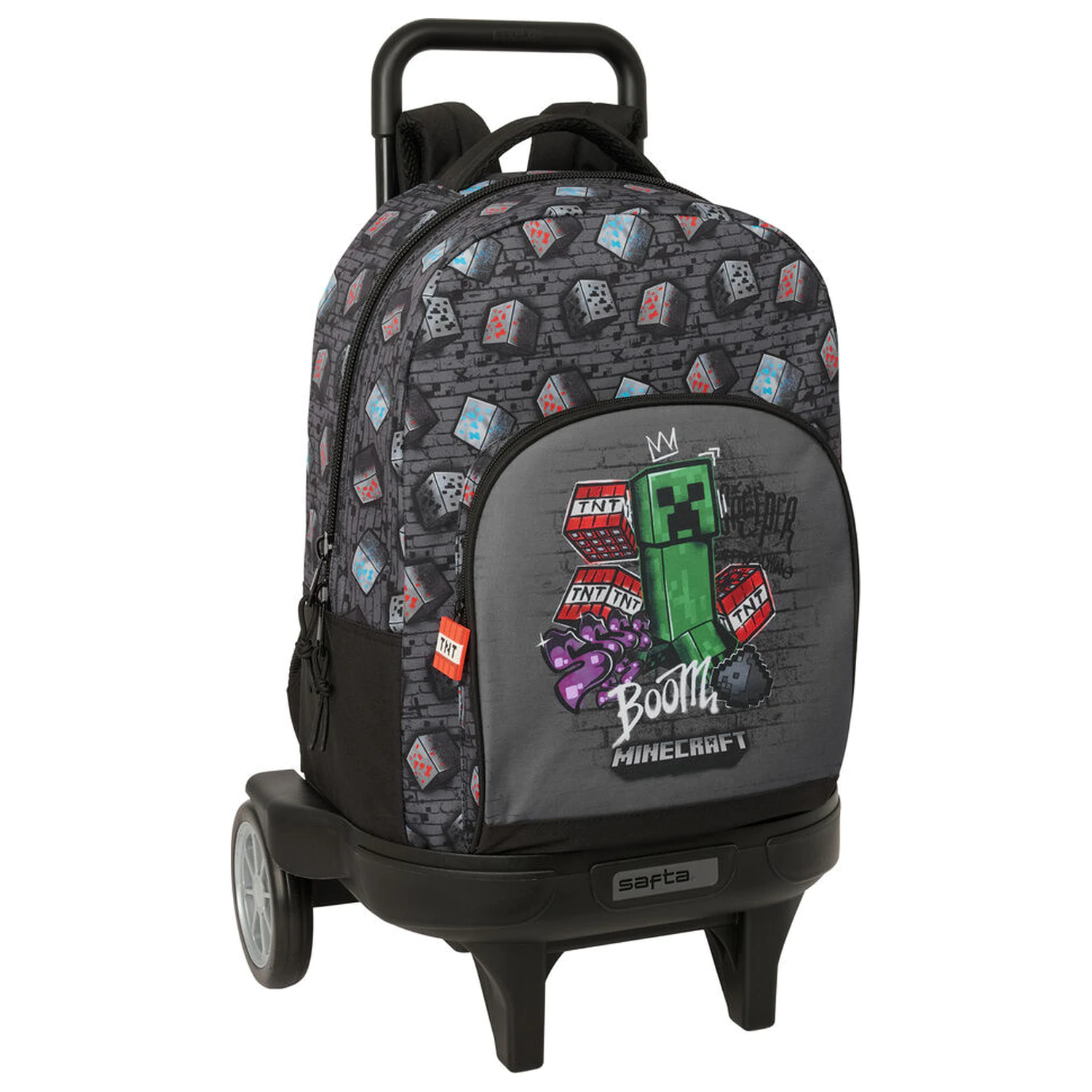 Minecraft Graffiti ausziehbarer Trolley 45cm Produktfoto