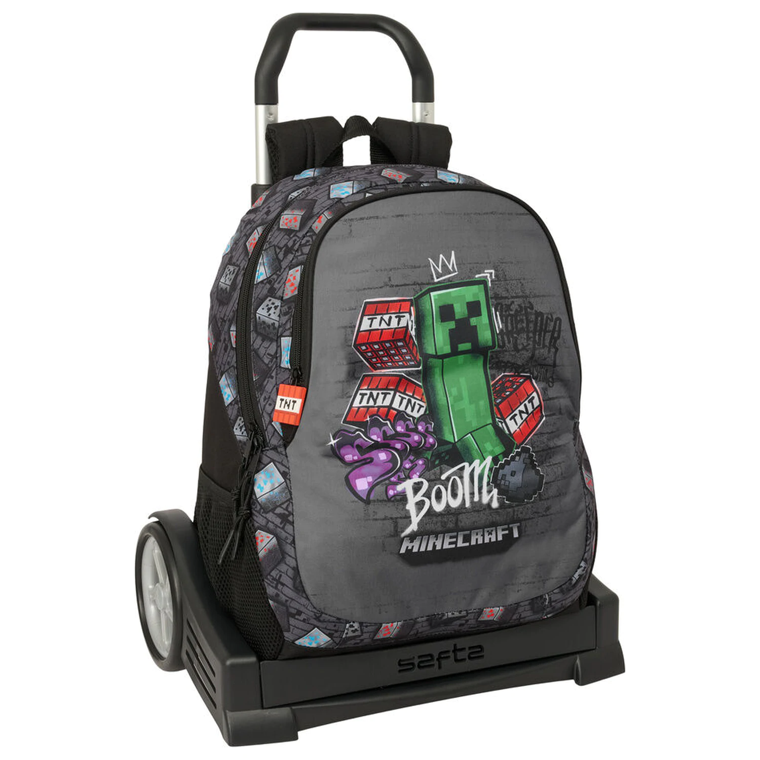 Minecraft Graffiti abnehmbarer Trolley 44cm Produktfoto