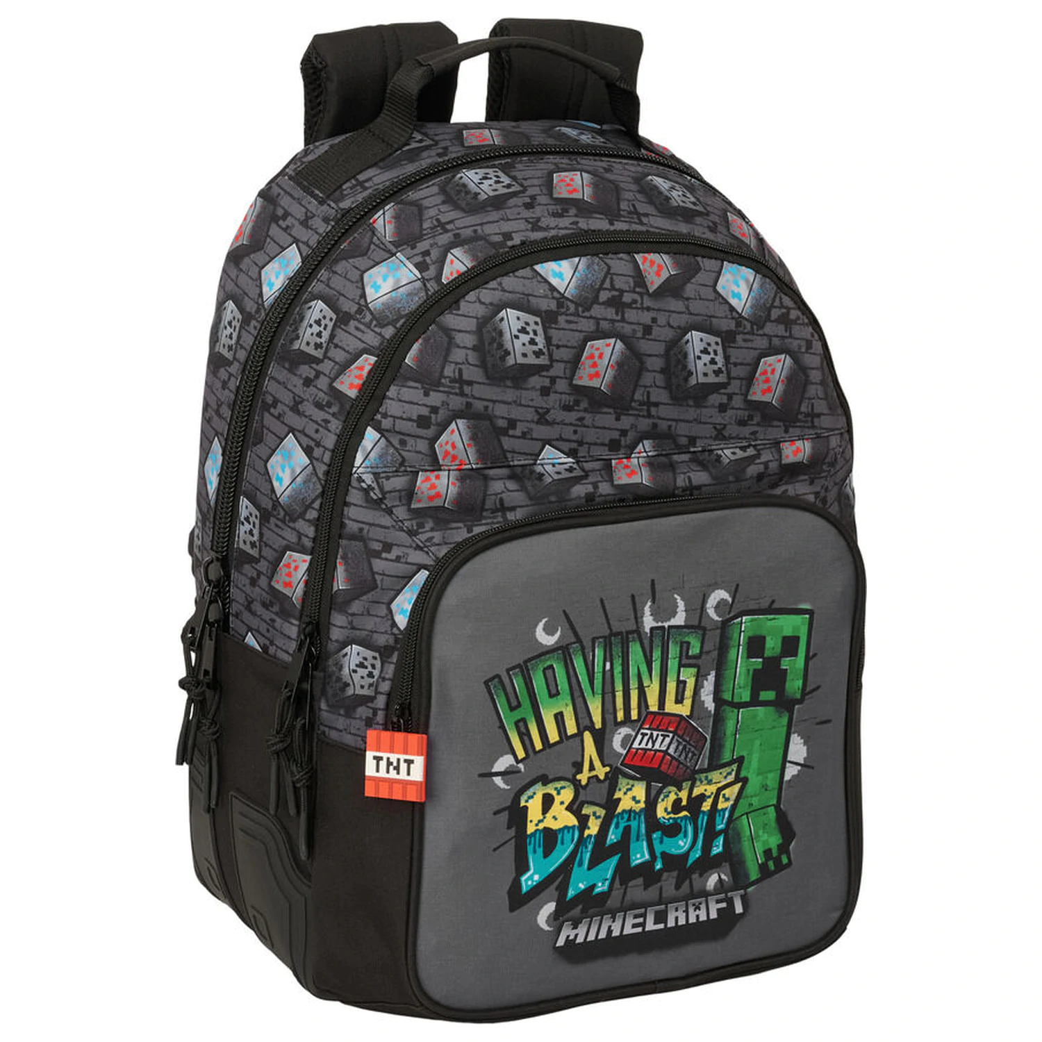 Minecraft Graffiti adaptierbarer Rucksack 42cm Produktfoto